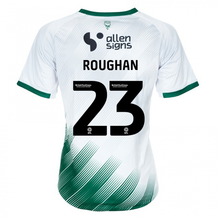 Hombre Camiseta Sean Roughan #23 Blanco 2ª Equipación 2023/24 La Camisa México