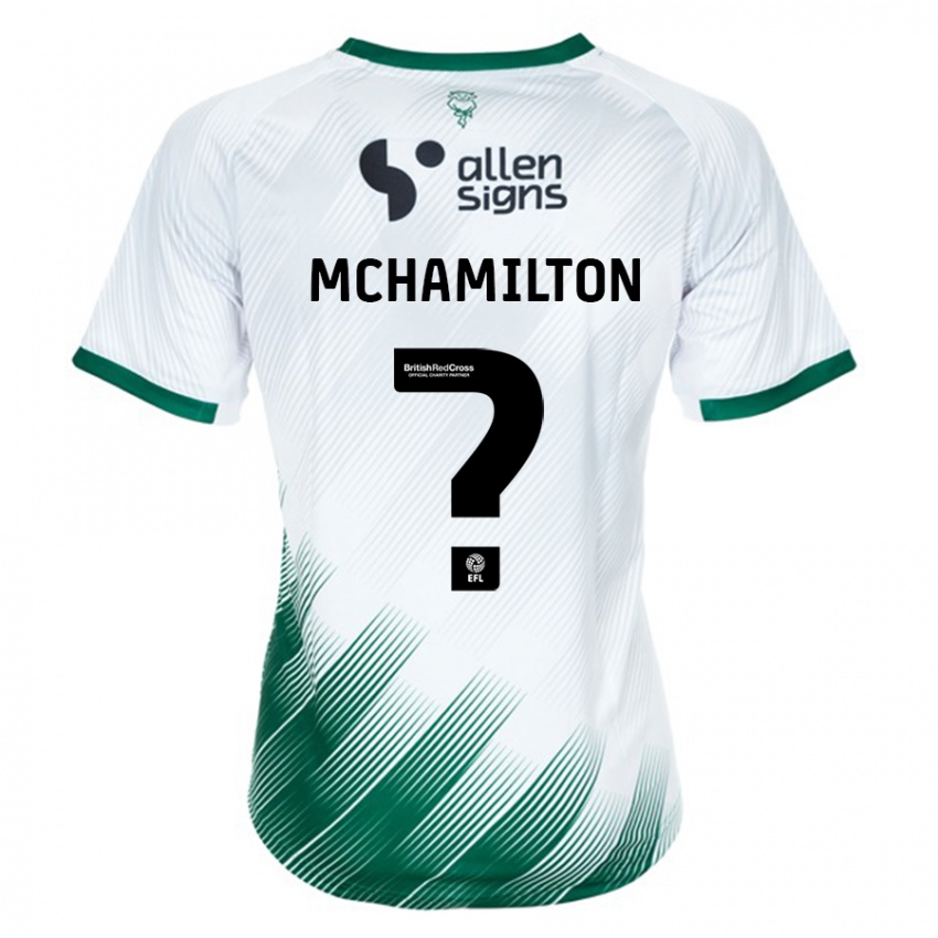 Hombre Camiseta Toni Mchamilton #0 Blanco 2ª Equipación 2023/24 La Camisa México