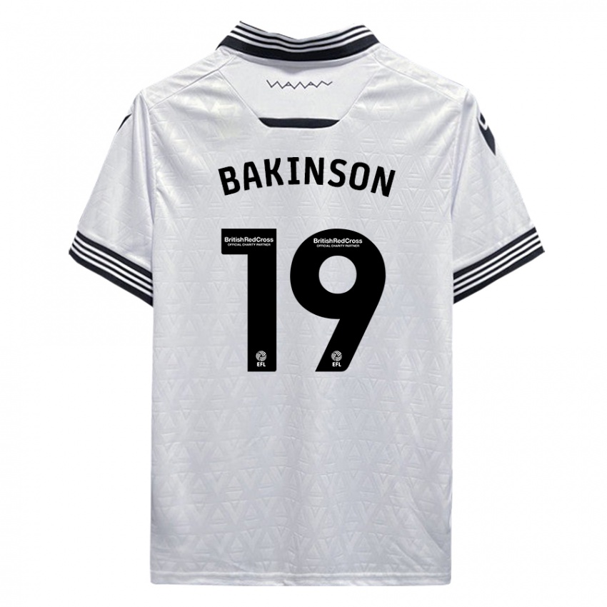 Hombre Camiseta Tyreeq Bakinson #19 Blanco 2ª Equipación 2023/24 La Camisa México