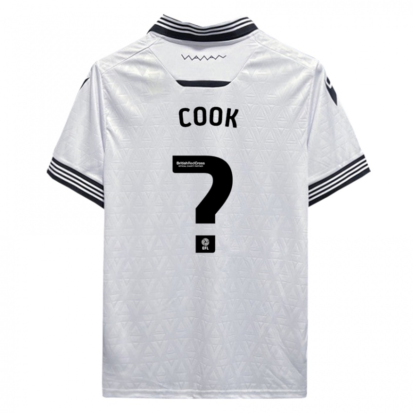 Hombre Camiseta Luke Cook #0 Blanco 2ª Equipación 2023/24 La Camisa México