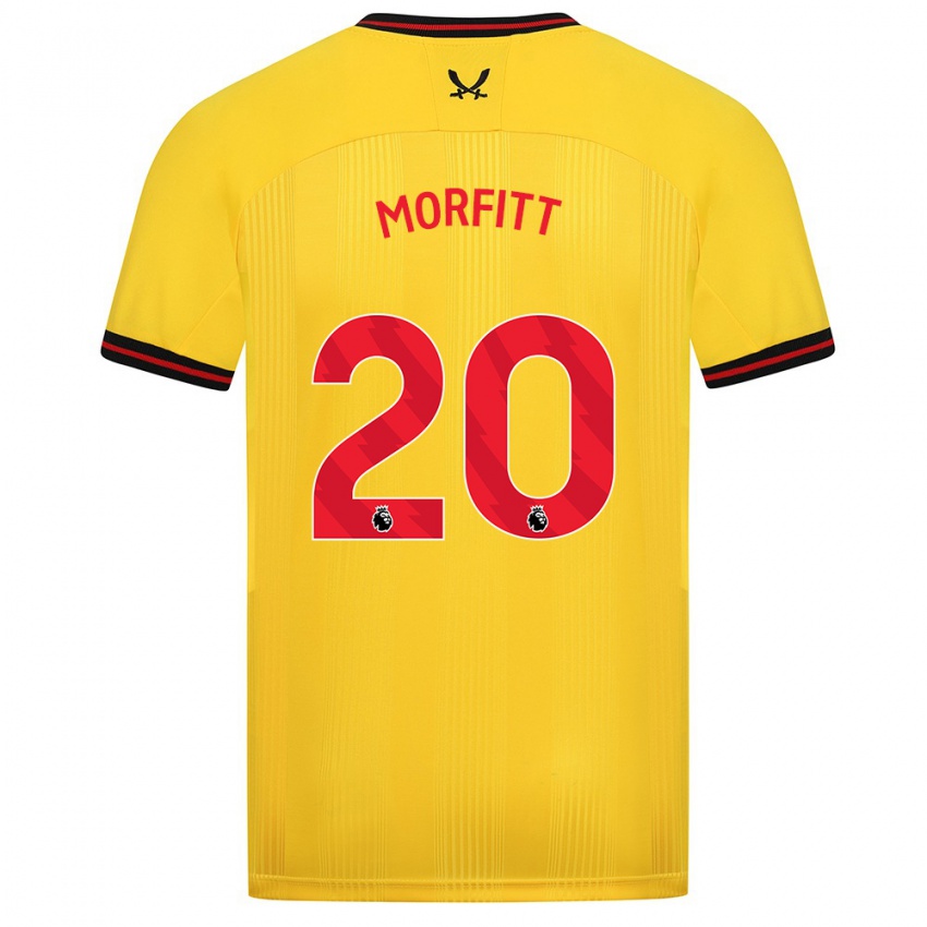 Hombre Camiseta Izzy Morfitt #20 Amarillo 2ª Equipación 2023/24 La Camisa México