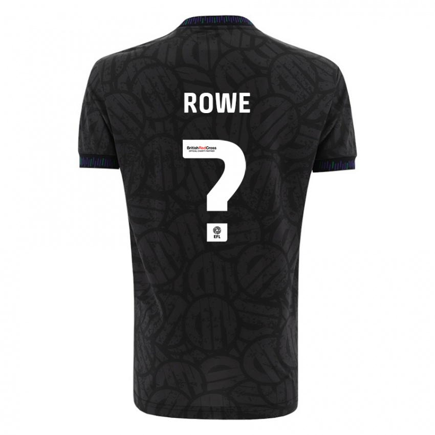 Hombre Camiseta Romani Rowe #0 Negro 2ª Equipación 2023/24 La Camisa México