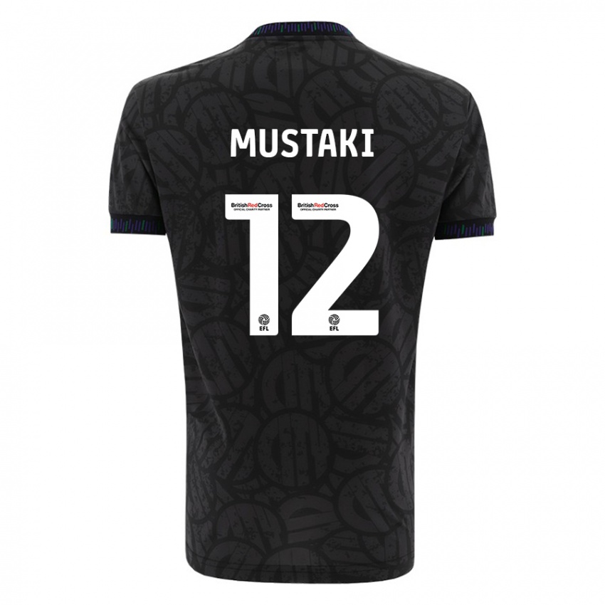 Hombre Camiseta Chloe Mustaki #12 Negro 2ª Equipación 2023/24 La Camisa México