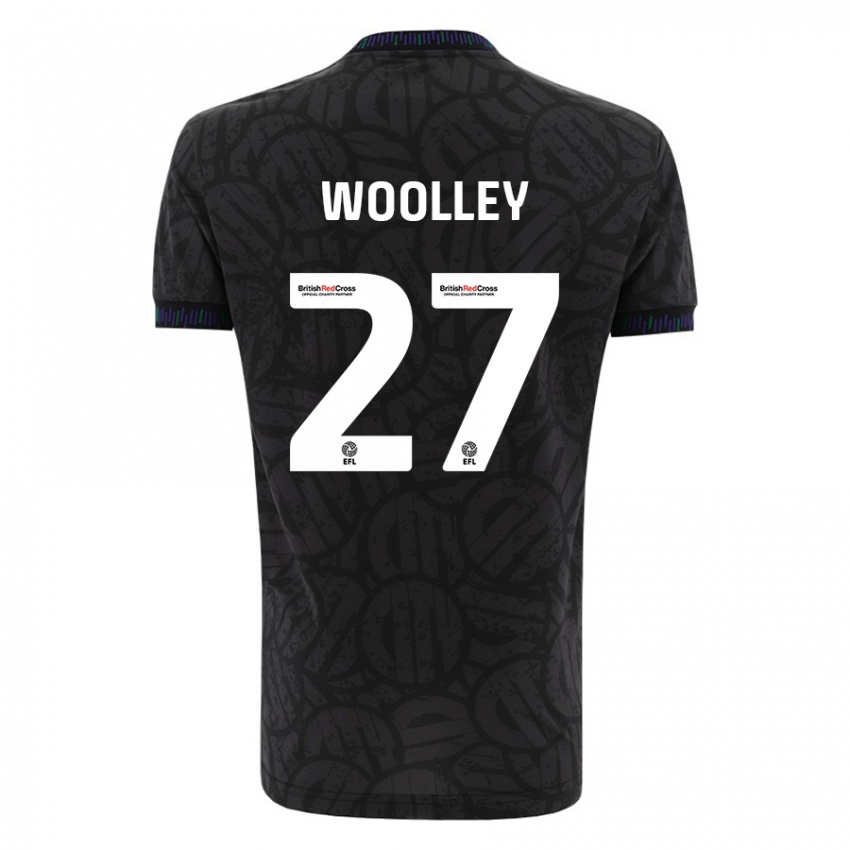 Hombre Camiseta Jesse Woolley #27 Negro 2ª Equipación 2023/24 La Camisa México