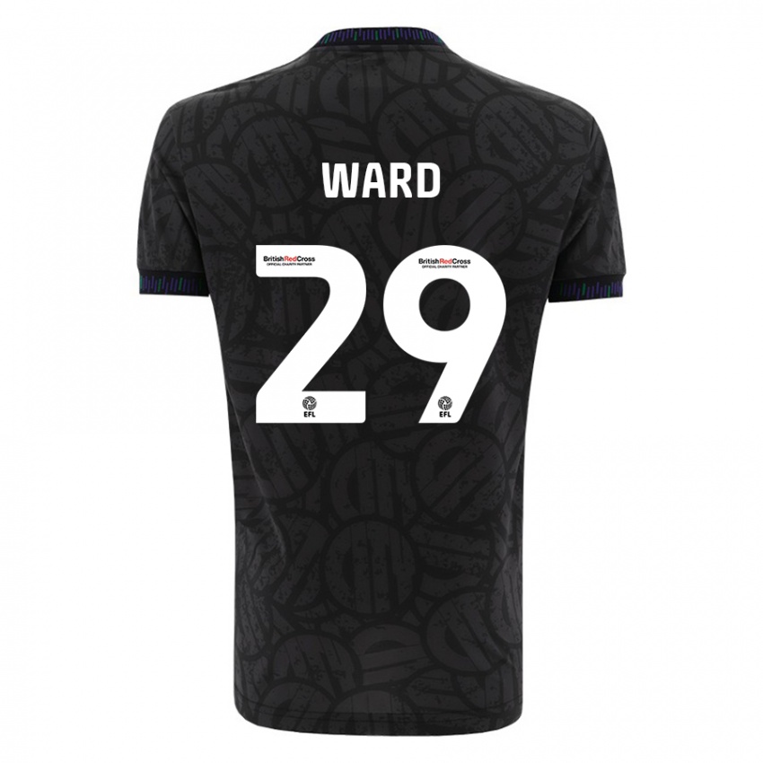 Hombre Camiseta Mari Ward #29 Negro 2ª Equipación 2023/24 La Camisa México