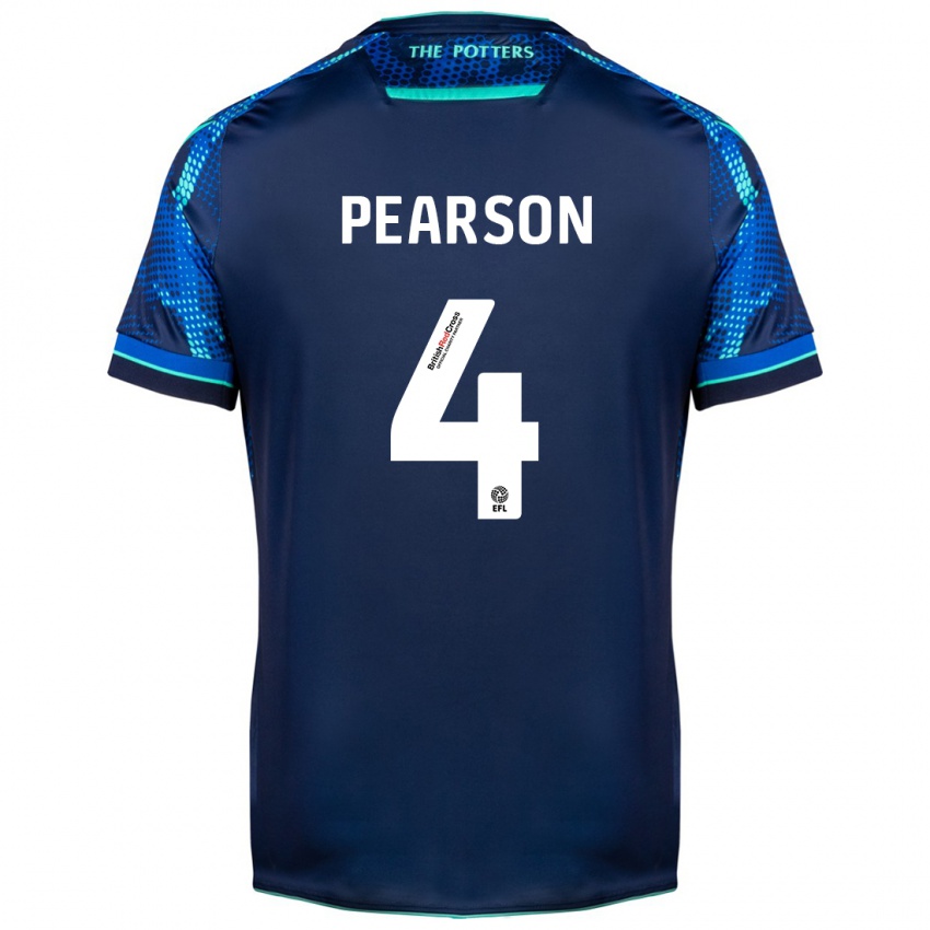 Hombre Camiseta Ben Pearson #4 Armada 2ª Equipación 2023/24 La Camisa México