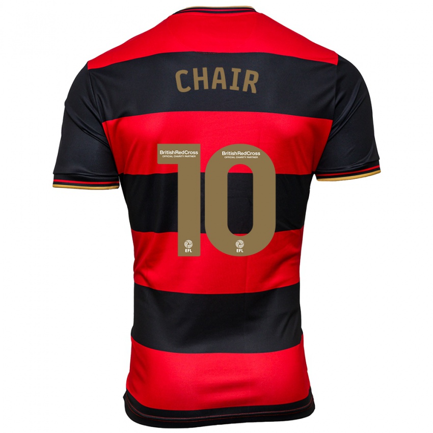 Hombre Camiseta Ilias Chair #10 Negro Rojo 2ª Equipación 2023/24 La Camisa México