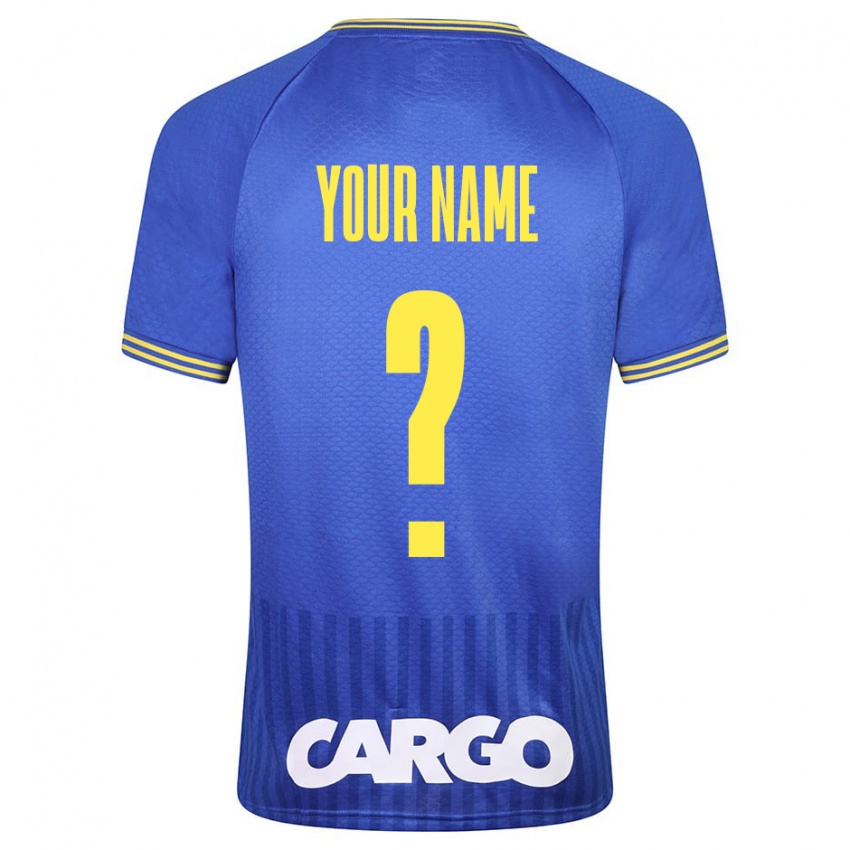 Hombre Camiseta Su Nombre #0 Azul 2ª Equipación 2023/24 La Camisa México