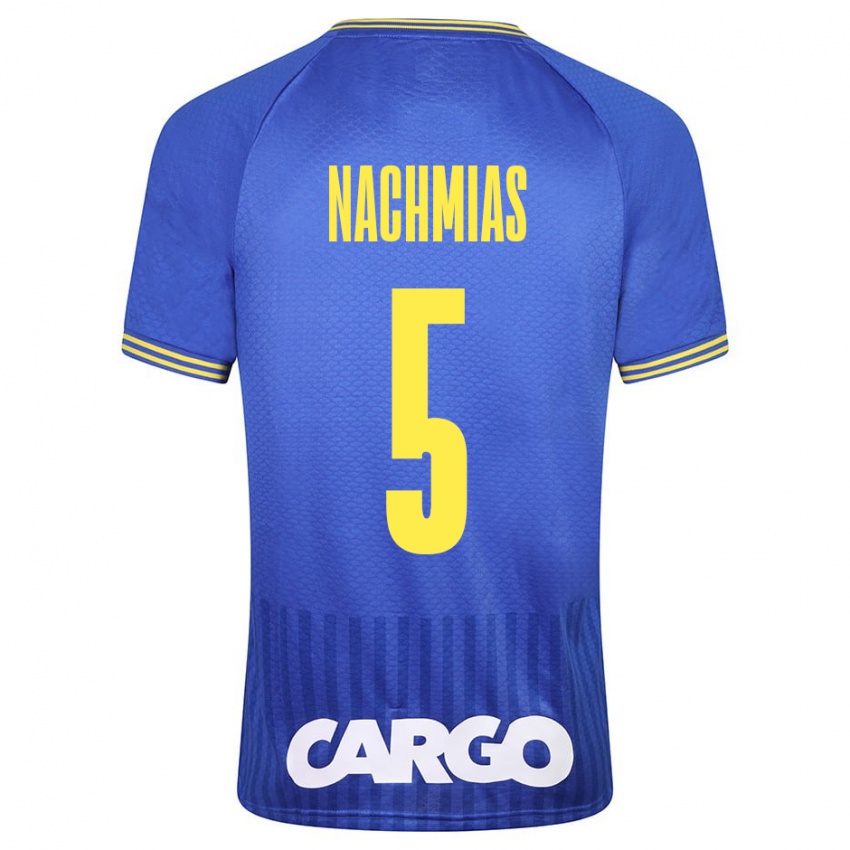 Hombre Camiseta Idan Nachmias #5 Azul 2ª Equipación 2023/24 La Camisa México