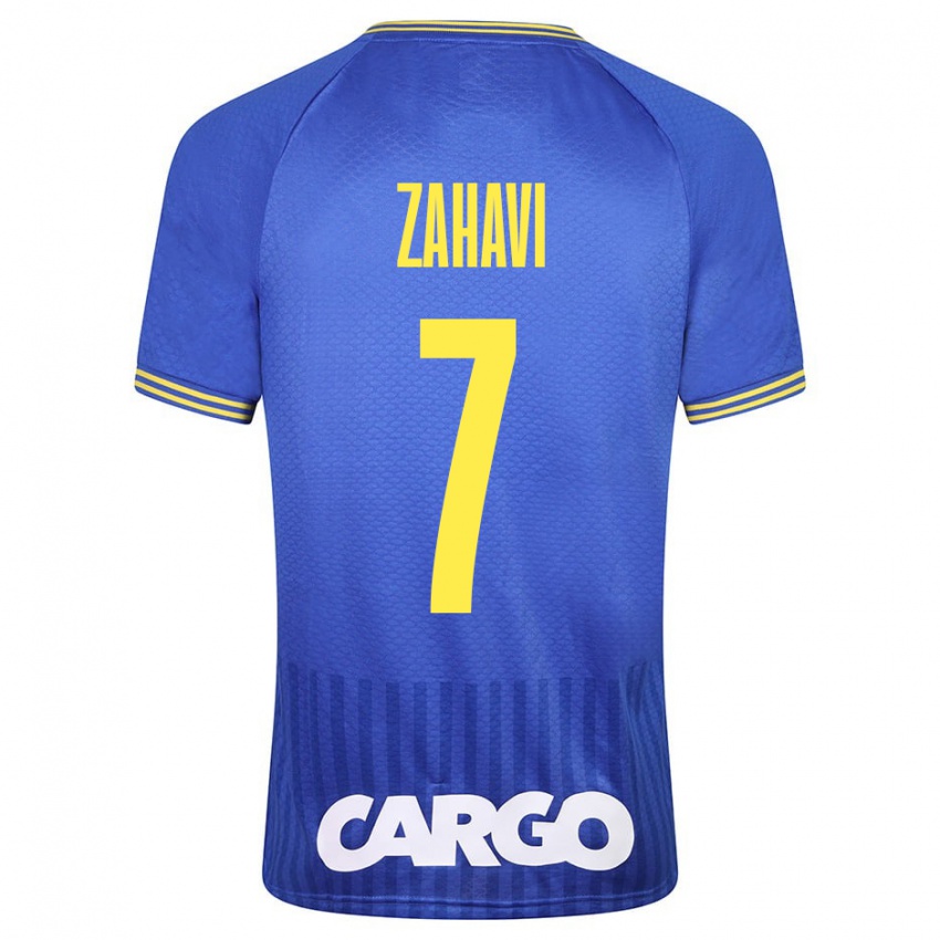 Hombre Camiseta Eran Zahavi #7 Azul 2ª Equipación 2023/24 La Camisa México