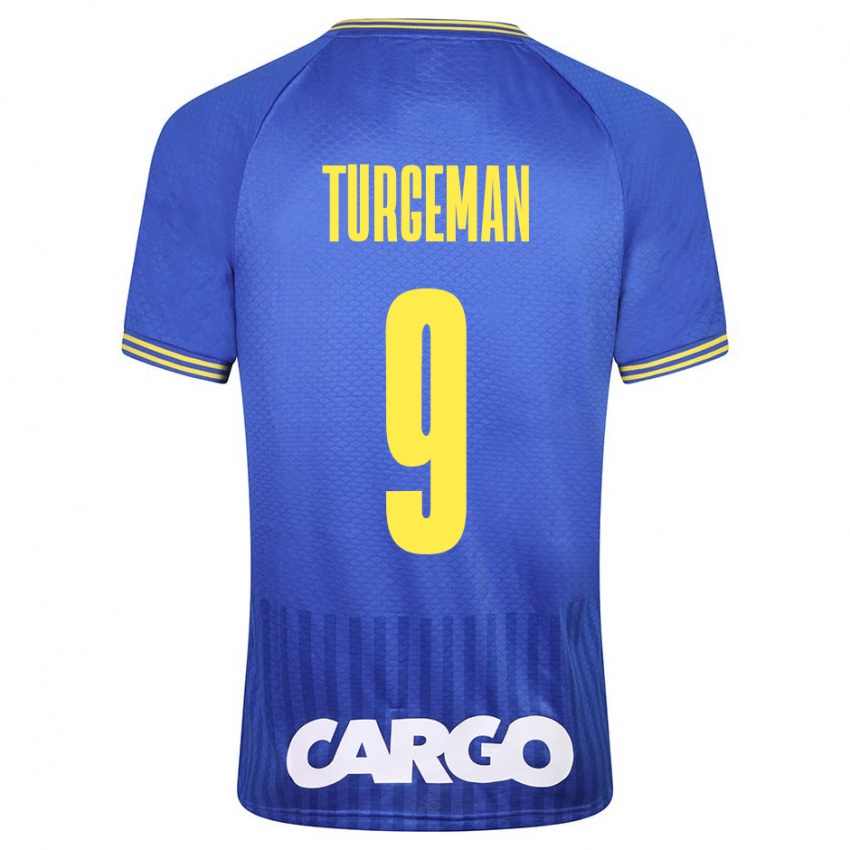 Hombre Camiseta Dor Turgeman #9 Azul 2ª Equipación 2023/24 La Camisa México