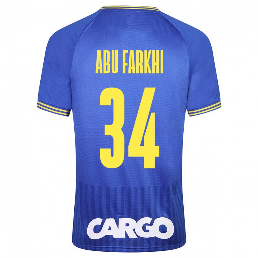 Hombre Camiseta Sayed Abu Farkhi #34 Azul 2ª Equipación 2023/24 La Camisa México