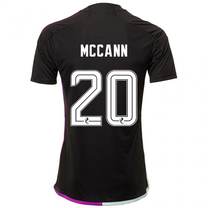 Hombre Camiseta Annalisa Mccann #20 Negro 2ª Equipación 2023/24 La Camisa México