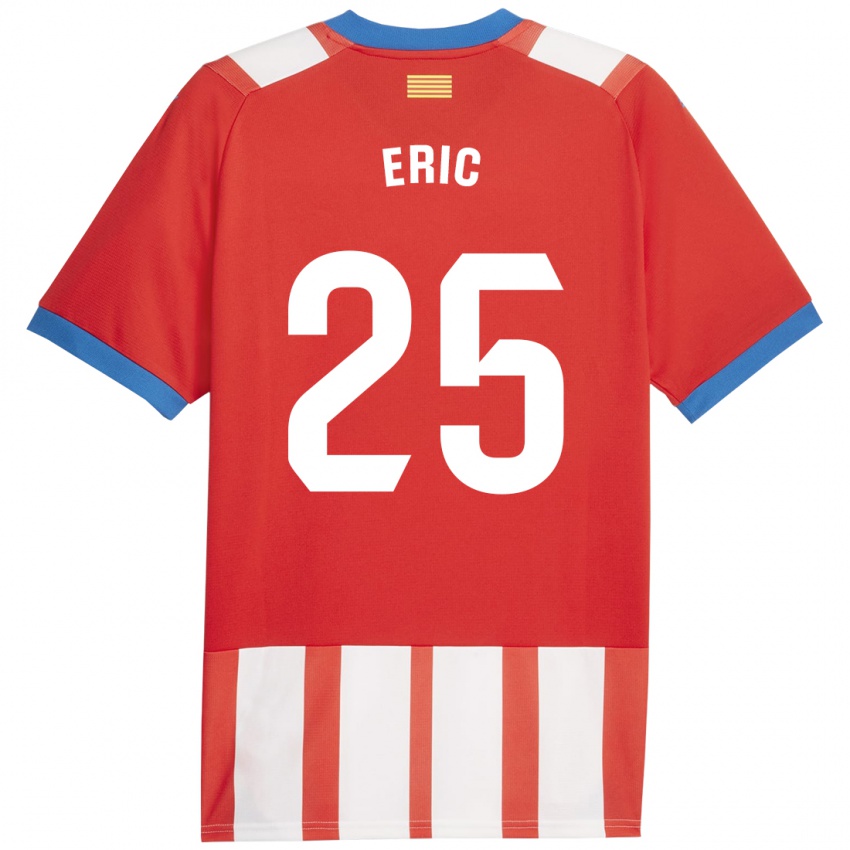 Mujer Camiseta Eric Garcia #25 Rojo Blanco 1ª Equipación 2023/24 La Camisa México