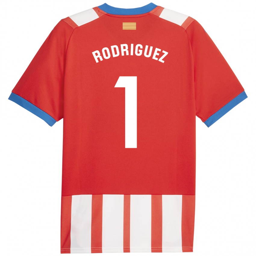 Mujer Camiseta Maria Rodríguez #1 Rojo Blanco 1ª Equipación 2023/24 La Camisa México