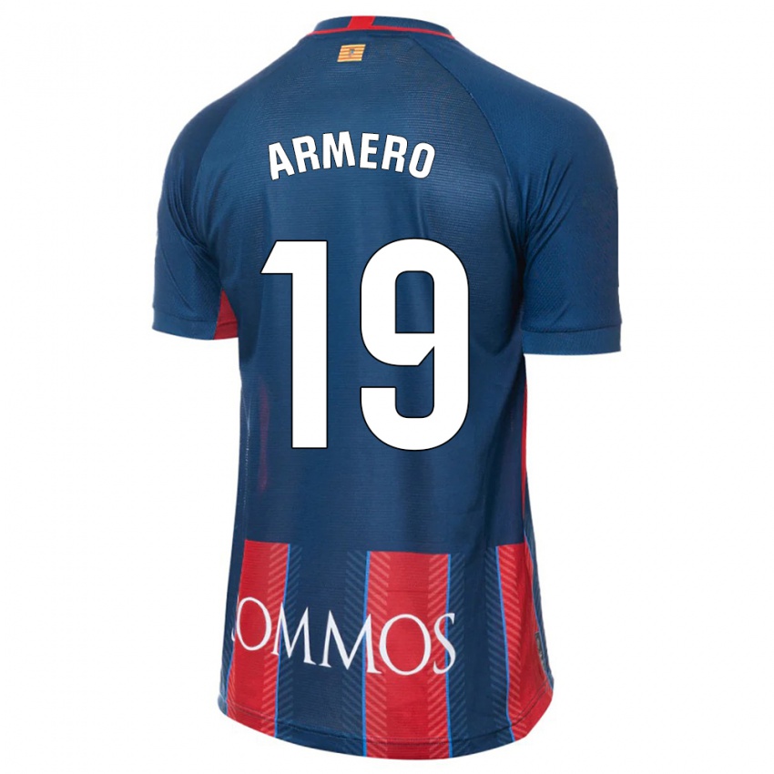 Mujer Camiseta Sergi Armero #19 Armada 1ª Equipación 2023/24 La Camisa México