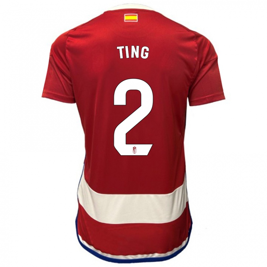 Mujer Camiseta Xie Ting #2 Rojo 1ª Equipación 2023/24 La Camisa México