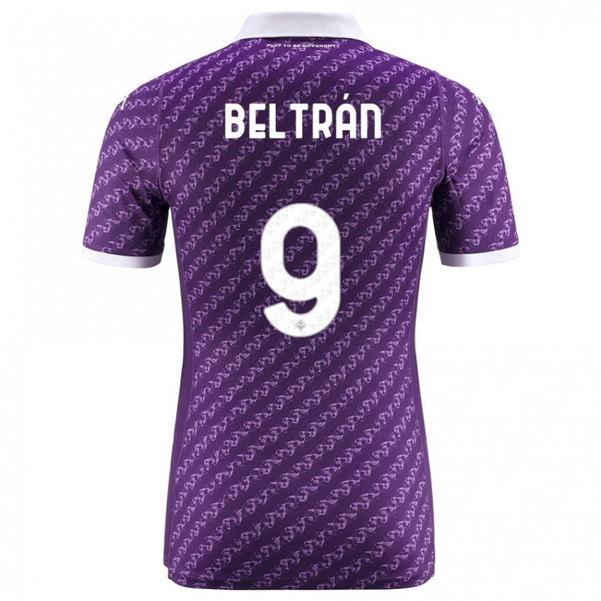 Mujer Camiseta Lucas Beltrán #9 Violeta 1ª Equipación 2023/24 La Camisa México