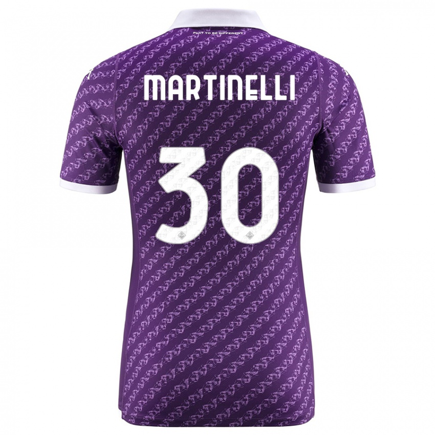 Mujer Camiseta Tommaso Martinelli #30 Violeta 1ª Equipación 2023/24 La Camisa México