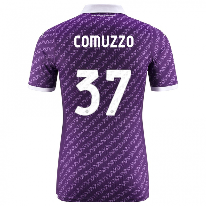 Mujer Camiseta Pietro Comuzzo #37 Violeta 1ª Equipación 2023/24 La Camisa México