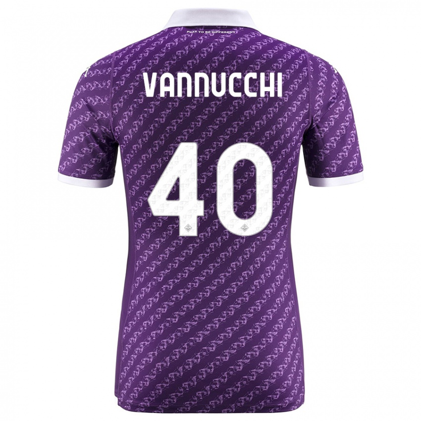 Mujer Camiseta Tommaso Vannucchi #40 Violeta 1ª Equipación 2023/24 La Camisa México