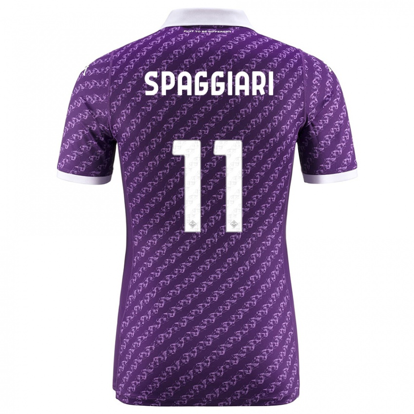 Mujer Camiseta Riccardo Spaggiari #11 Violeta 1ª Equipación 2023/24 La Camisa México