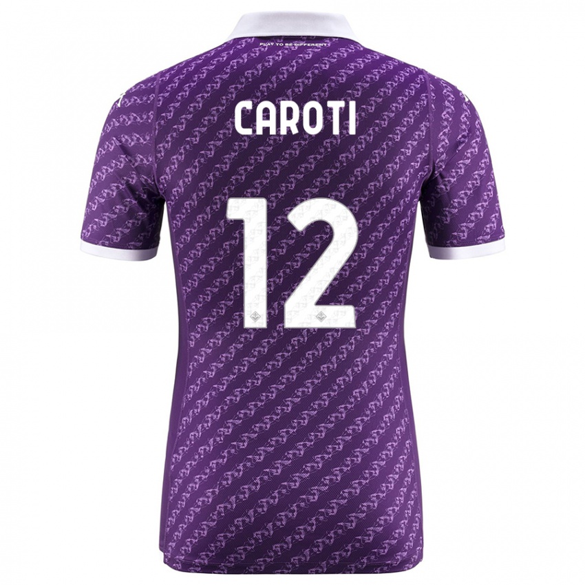 Mujer Camiseta Filippo Caroti #12 Violeta 1ª Equipación 2023/24 La Camisa México