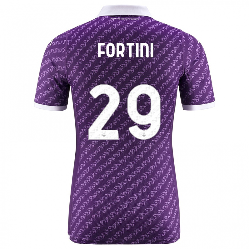 Mujer Camiseta Niccolò Fortini #29 Violeta 1ª Equipación 2023/24 La Camisa México