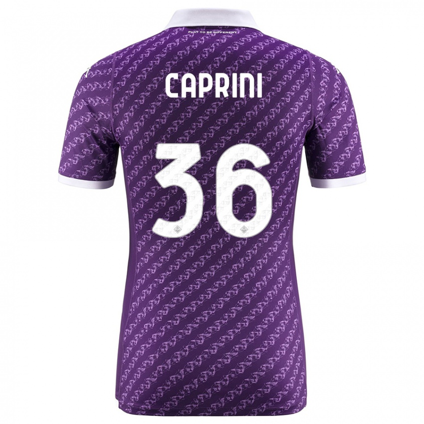 Mujer Camiseta Maat Daniel Caprini #36 Violeta 1ª Equipación 2023/24 La Camisa México