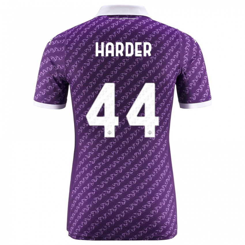 Mujer Camiseta Jonas Harder #44 Violeta 1ª Equipación 2023/24 La Camisa México