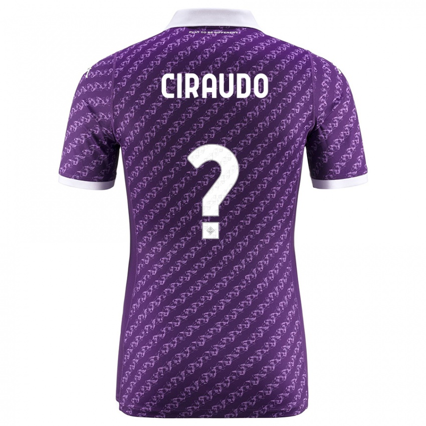 Mujer Camiseta Alessio Ciraudo #0 Violeta 1ª Equipación 2023/24 La Camisa México