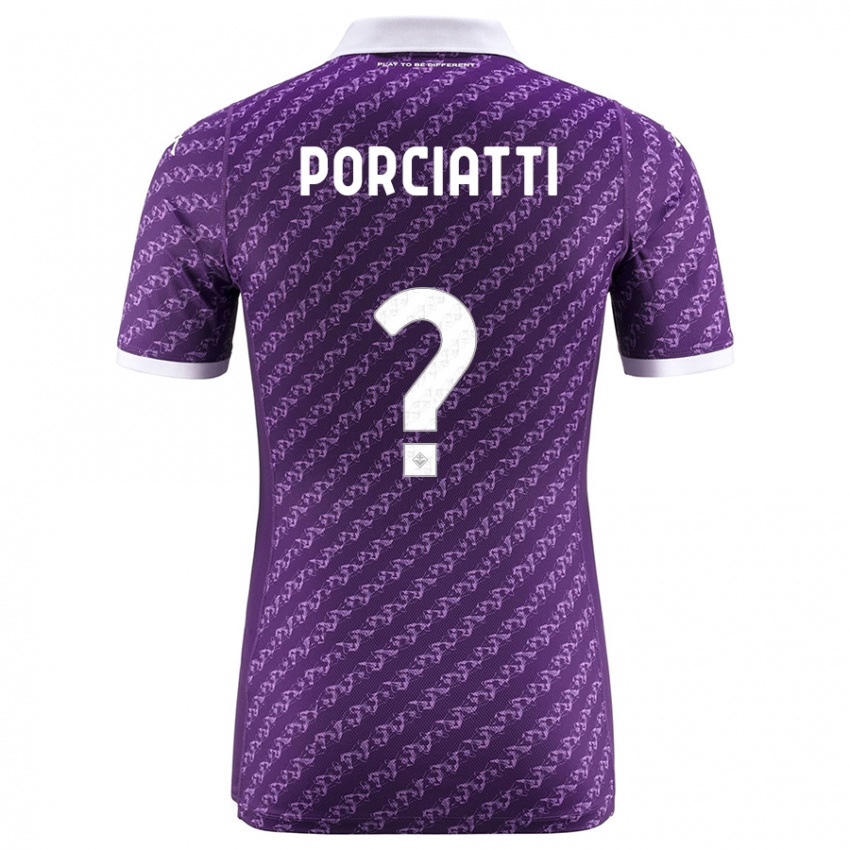 Mujer Camiseta Filippo Porciatti #0 Violeta 1ª Equipación 2023/24 La Camisa México