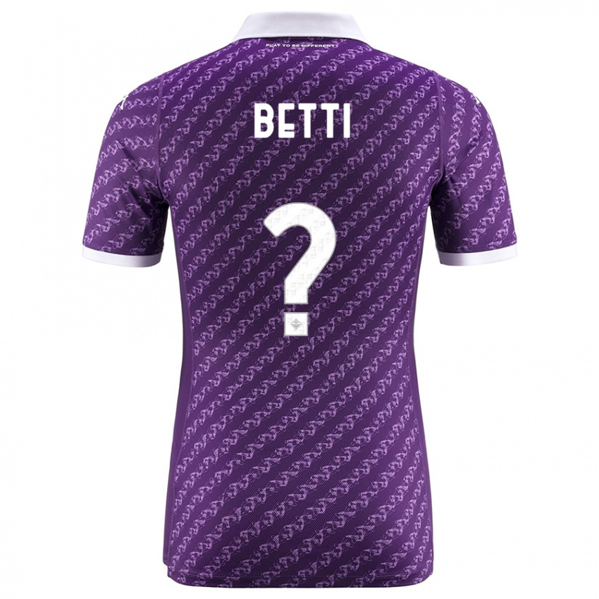 Mujer Camiseta Tiziano Betti #0 Violeta 1ª Equipación 2023/24 La Camisa México