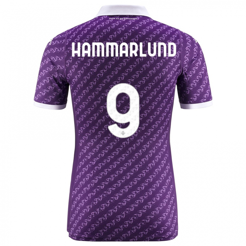 Mujer Camiseta Pauline Hammarlund #9 Violeta 1ª Equipación 2023/24 La Camisa México