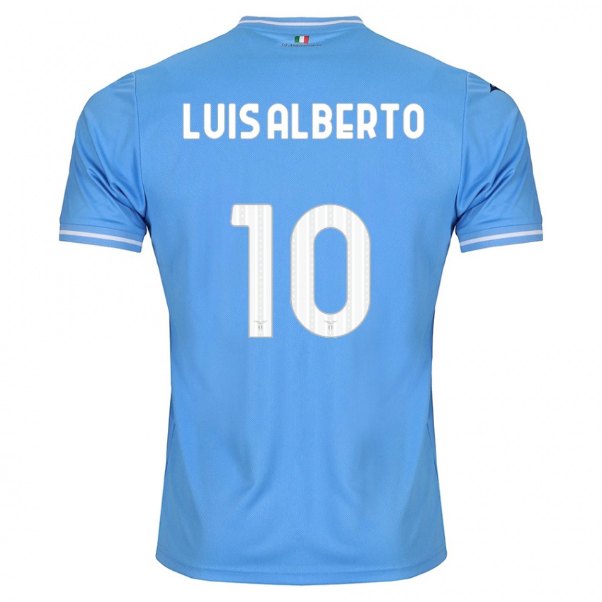 Mujer Camiseta Luis Alberto #10 Azul 1ª Equipación 2023/24 La Camisa México