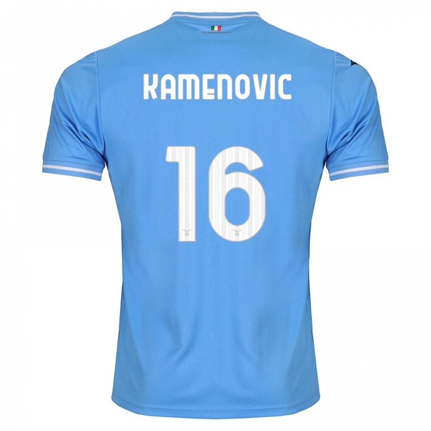 Mujer Camiseta Dimitrije Kamenovic #16 Azul 1ª Equipación 2023/24 La Camisa México
