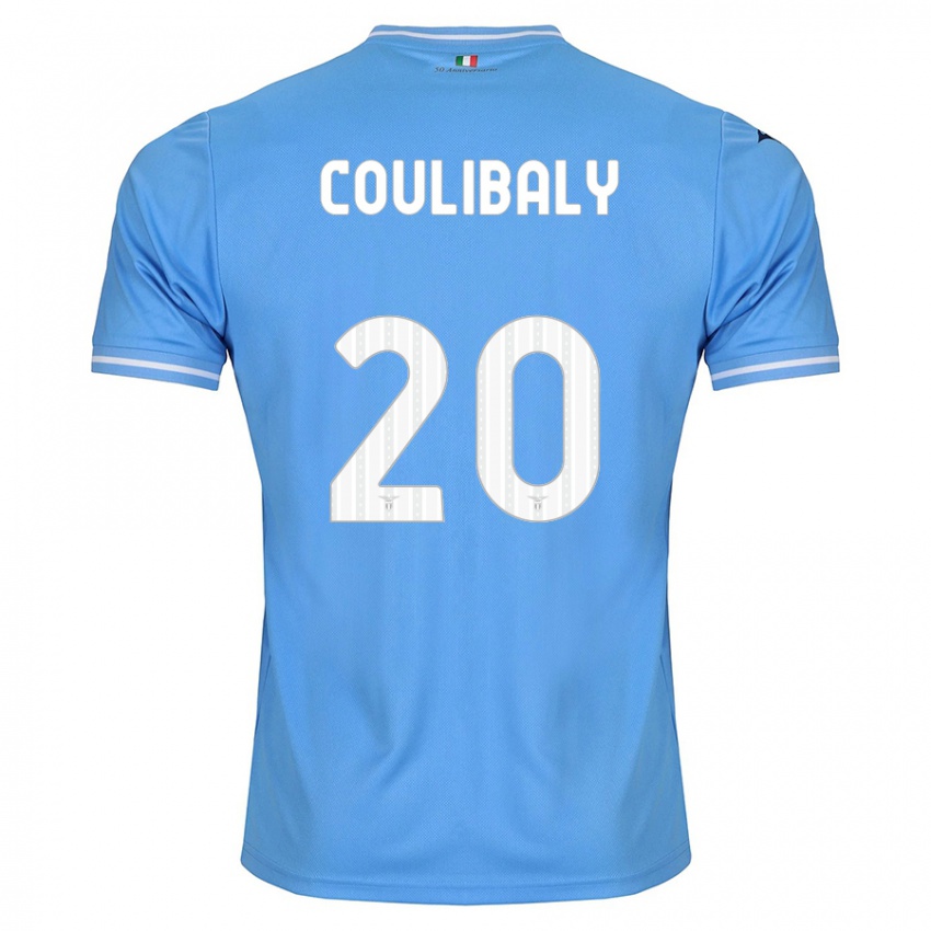 Mujer Camiseta Larsson Coulibaly #20 Azul 1ª Equipación 2023/24 La Camisa México