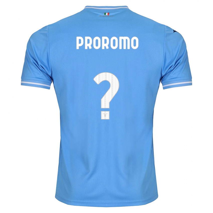 Mujer Camiseta Tommaso Proromo #0 Azul 1ª Equipación 2023/24 La Camisa México