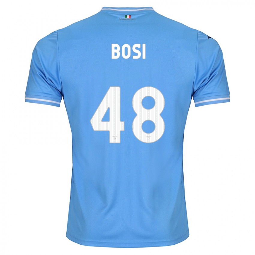 Mujer Camiseta Gioele Bosi #48 Azul 1ª Equipación 2023/24 La Camisa México