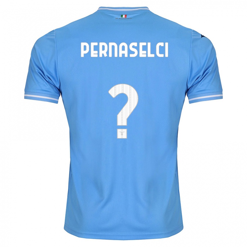 Mujer Camiseta Leonardo Pernaselci #0 Azul 1ª Equipación 2023/24 La Camisa México