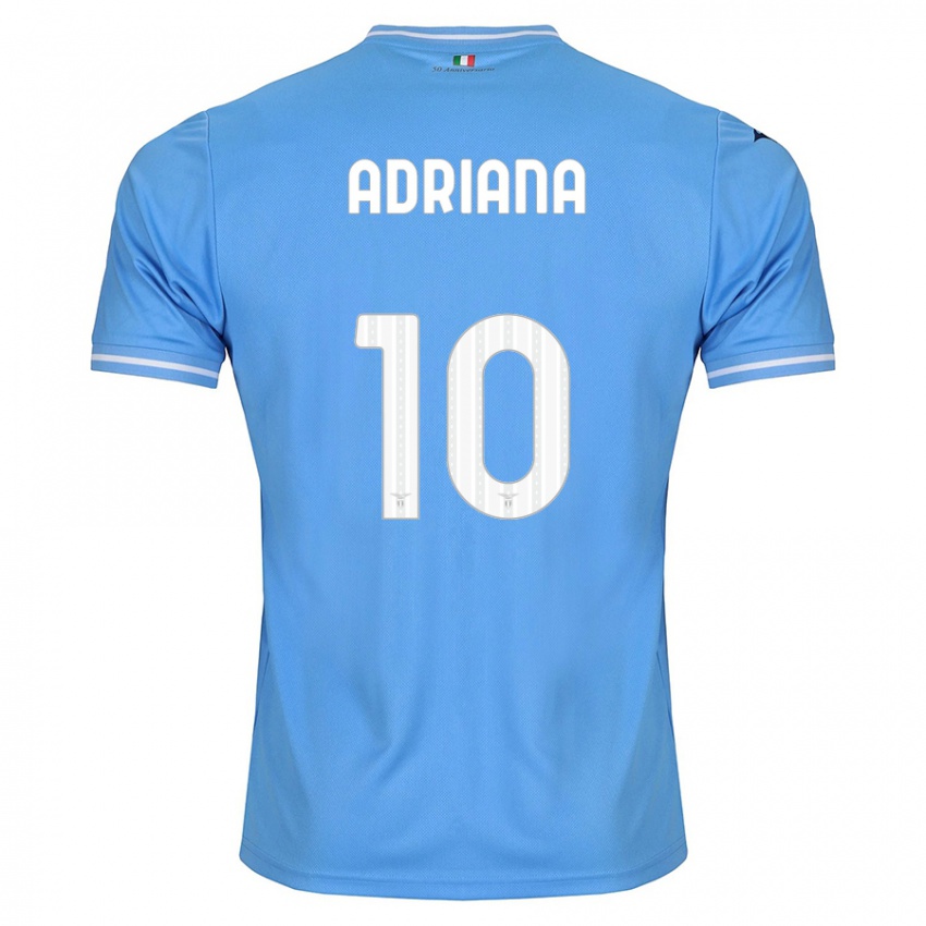 Mujer Camiseta Adriana Martín Santamaría #10 Azul 1ª Equipación 2023/24 La Camisa México