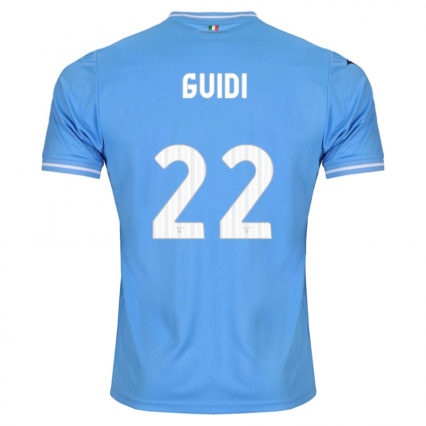 Mujer Camiseta Emma Guidi #22 Azul 1ª Equipación 2023/24 La Camisa México