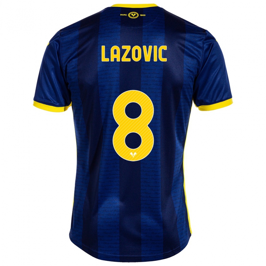 Mujer Camiseta Darko Lazović #8 Armada 1ª Equipación 2023/24 La Camisa México