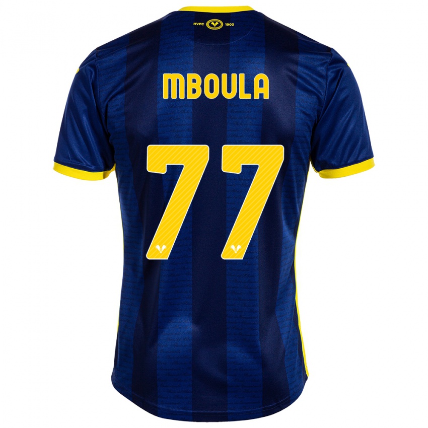 Mujer Camiseta Jordi Mboula #77 Armada 1ª Equipación 2023/24 La Camisa México