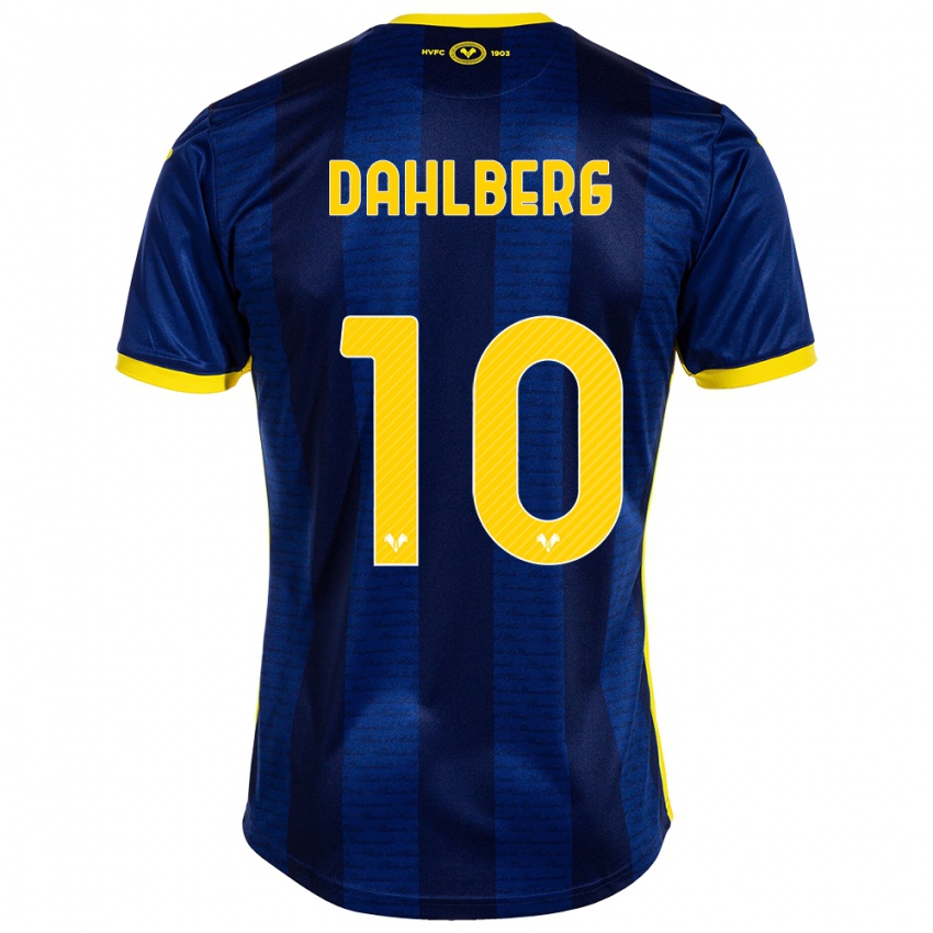 Mujer Camiseta Jonna Dahlberg #10 Armada 1ª Equipación 2023/24 La Camisa México
