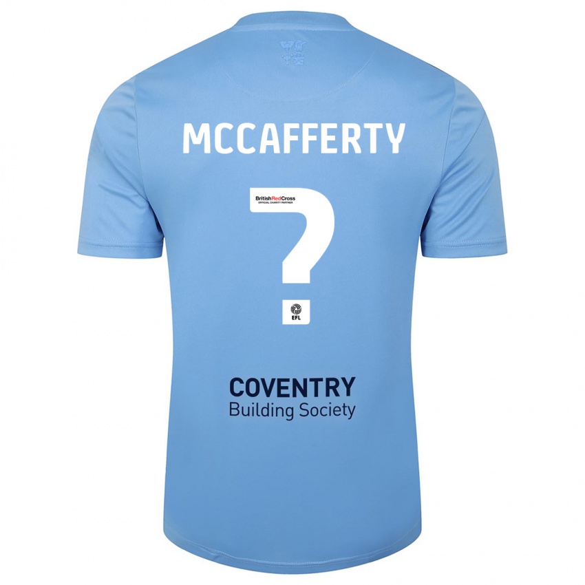 Mujer Camiseta Lewys Mccafferty #0 Cielo Azul 1ª Equipación 2023/24 La Camisa México