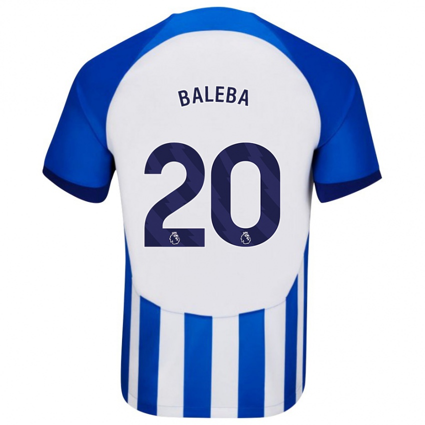 Mujer Camiseta Carlos Baleba #20 Azul 1ª Equipación 2023/24 La Camisa México