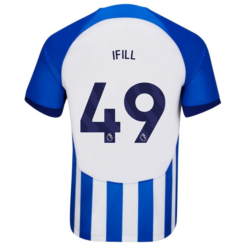 Mujer Camiseta Marcus Ifill #49 Azul 1ª Equipación 2023/24 La Camisa México