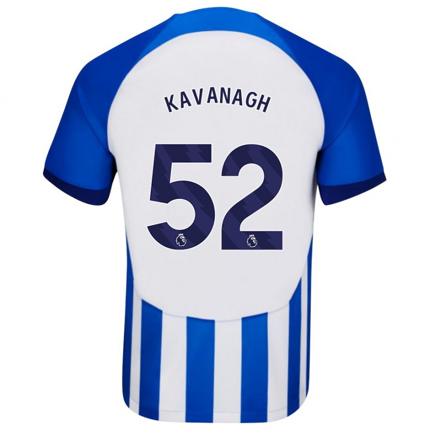 Mujer Camiseta Leigh Kavanagh #52 Azul 1ª Equipación 2023/24 La Camisa México