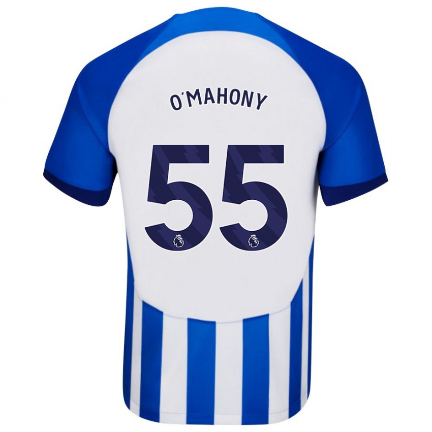 Mujer Camiseta Mark O'mahony #55 Azul 1ª Equipación 2023/24 La Camisa México